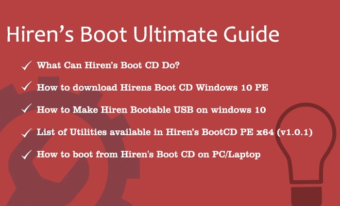 Hirens Boot CD Download for windows 10 (2022)