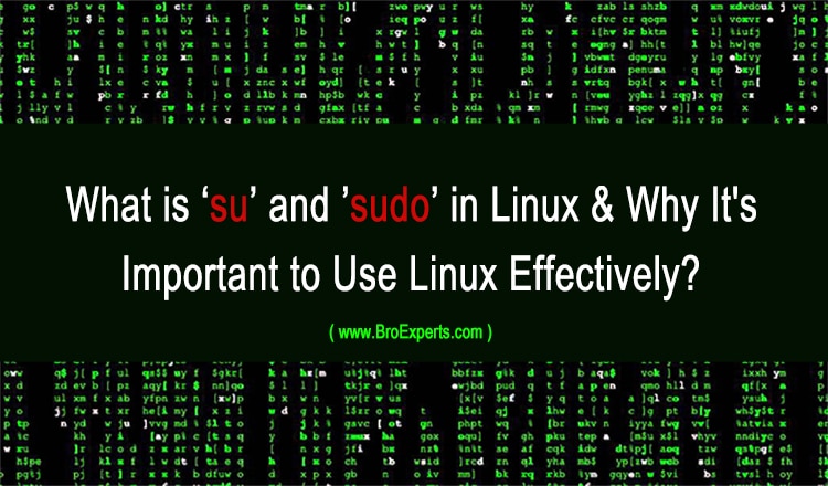 What is su and sudo command in Linux & Why It’s Important to Use Linux Effectively?