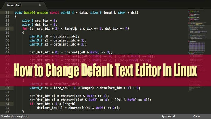 How to Change Default Text Editor In Linux