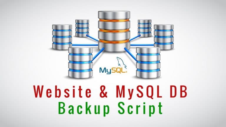 Backup Script For Website and MySQL – Linux