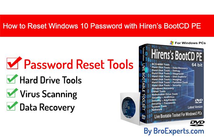 linux windows 10 password reset tool