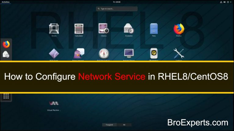 how-to-restart-network-service-in-centos8-rhel8-broexperts