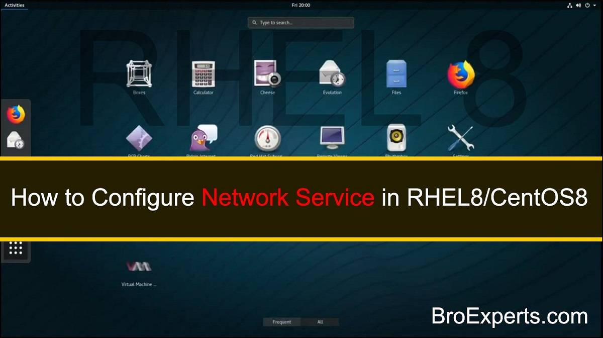 How to Restart Network Service in CentOs8 / RHEL8 - BroExperts